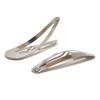 50 stuks 3/4/5cm Waterdruppel BB Haarclips voor Meisjes Metalen Drukknoop Haarspelden Barrettes Haaraccessoires