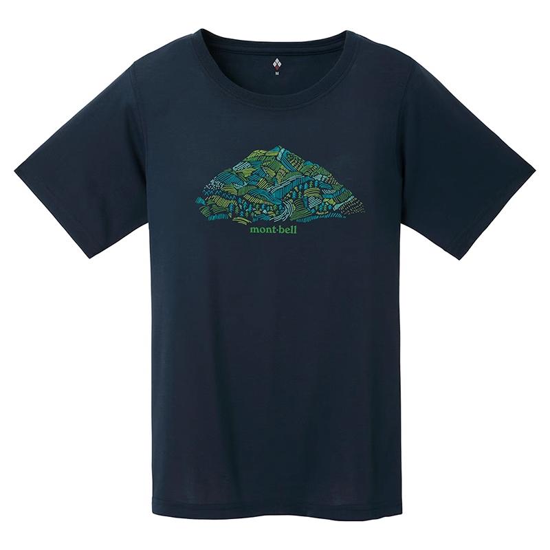 

MONTBELL Простая и универсальная классическая футболка с коротким рукавом стандартного кроя женская M