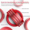 Chevrolet Silverado 22-23 Decorative Rings for A/C Knobs & Headlight Switches