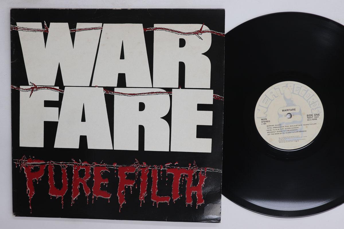 LP Record WARFARE Pure Filth NEAT1021 NEAT 1984 UK Metal Used
