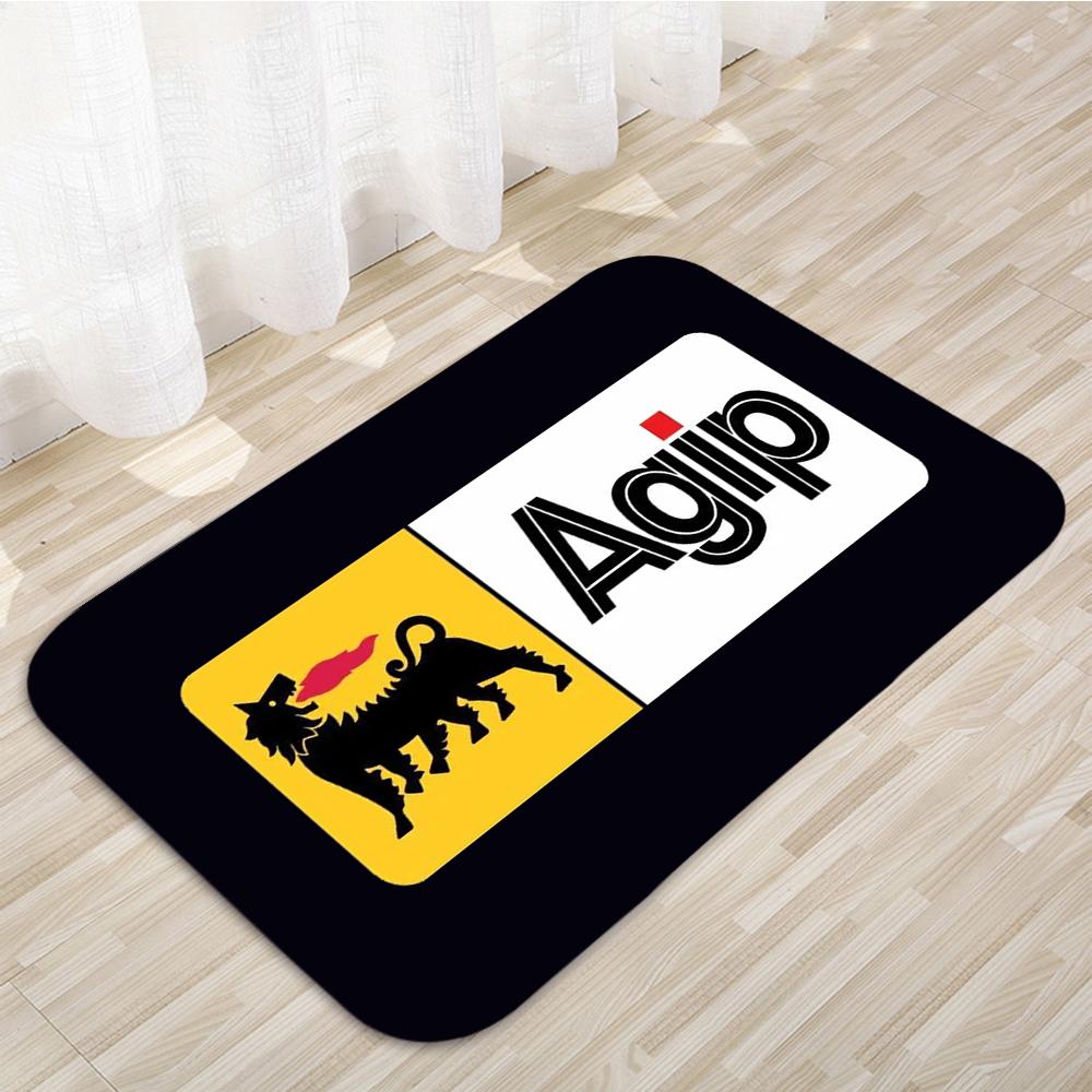 

Agips Eni Racing logo Floor Mats Home Carpet Door Mats Modern Decor Carpet Bathroom Anti-Slip Floor Mats 641 40cmx60cm