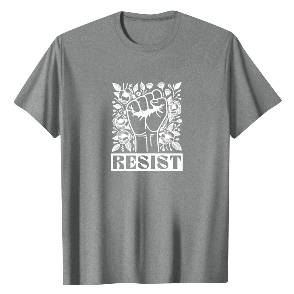 Adult Round Neck Casual Printed Short-sleeved T-shirt Top