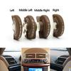 2PCS Front Rear Air Conditioning Control Roller AC Vent Base Rolling Wheel For Benz E Class W211 E200 E300 E230 E260 E280