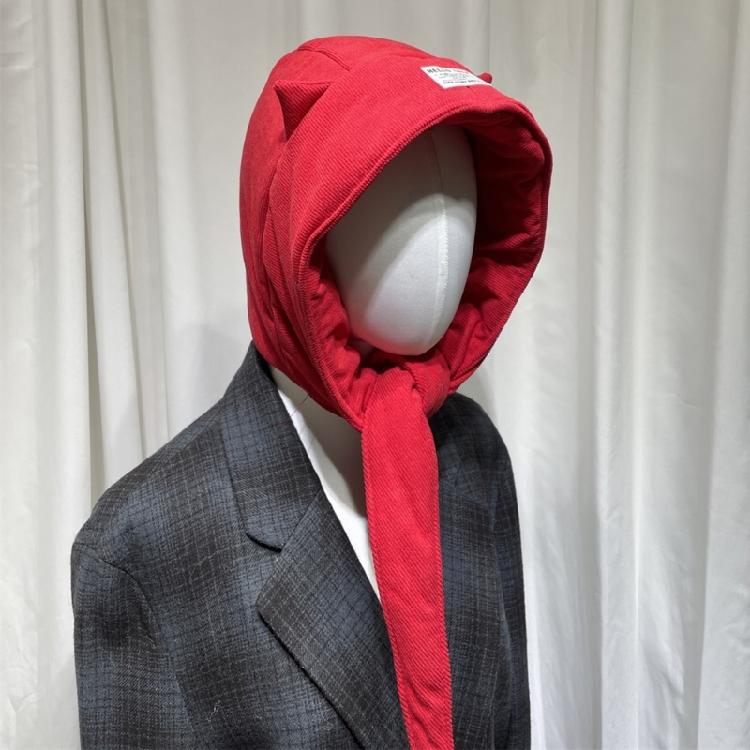 Pullover Ear Flap Caps Adult Devil Horn Trapper Hat Cold Weather Warm Trapper Hat