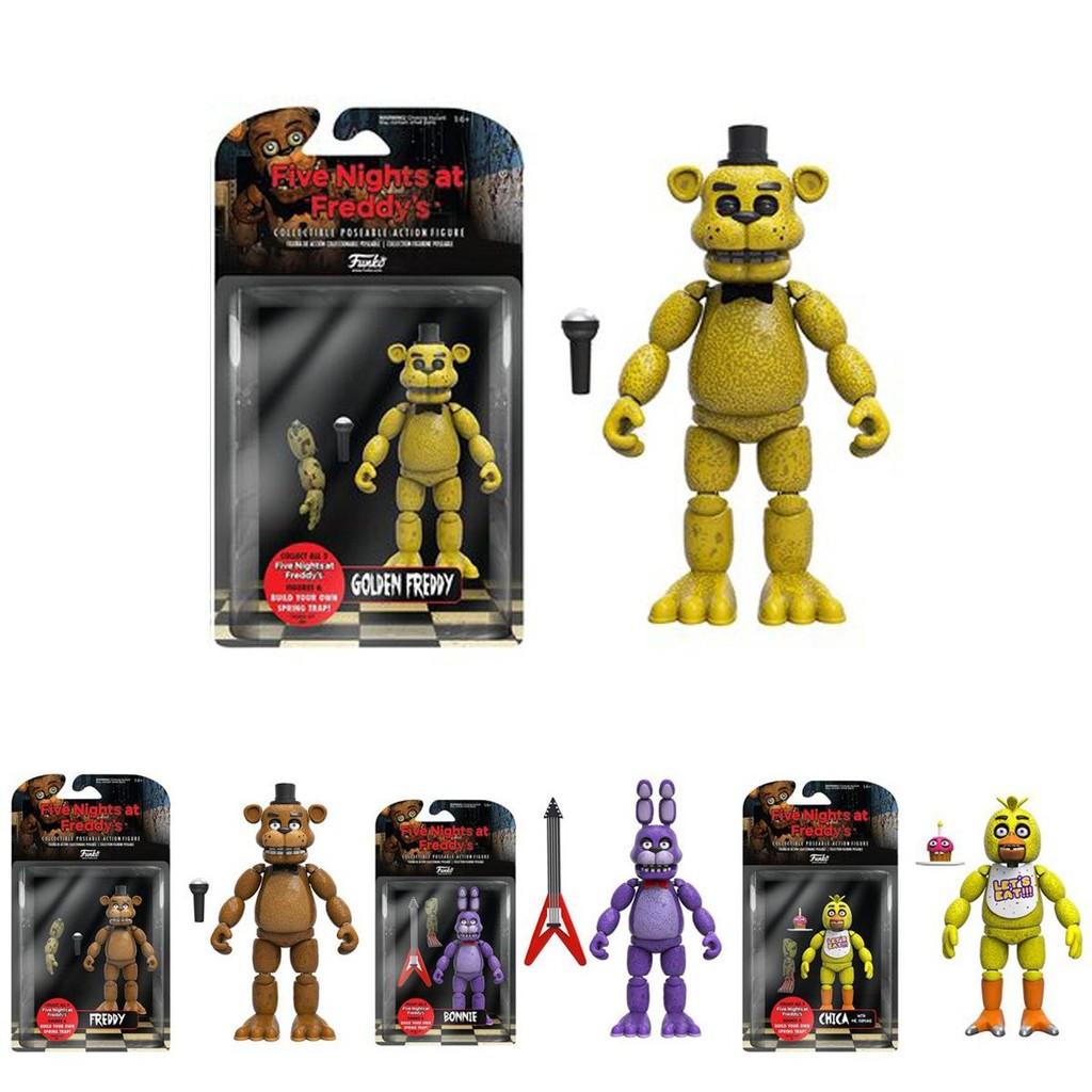 Fnaf Five Nights At Freddy's Action Figure Articolata Golden Freddy Per Bambini