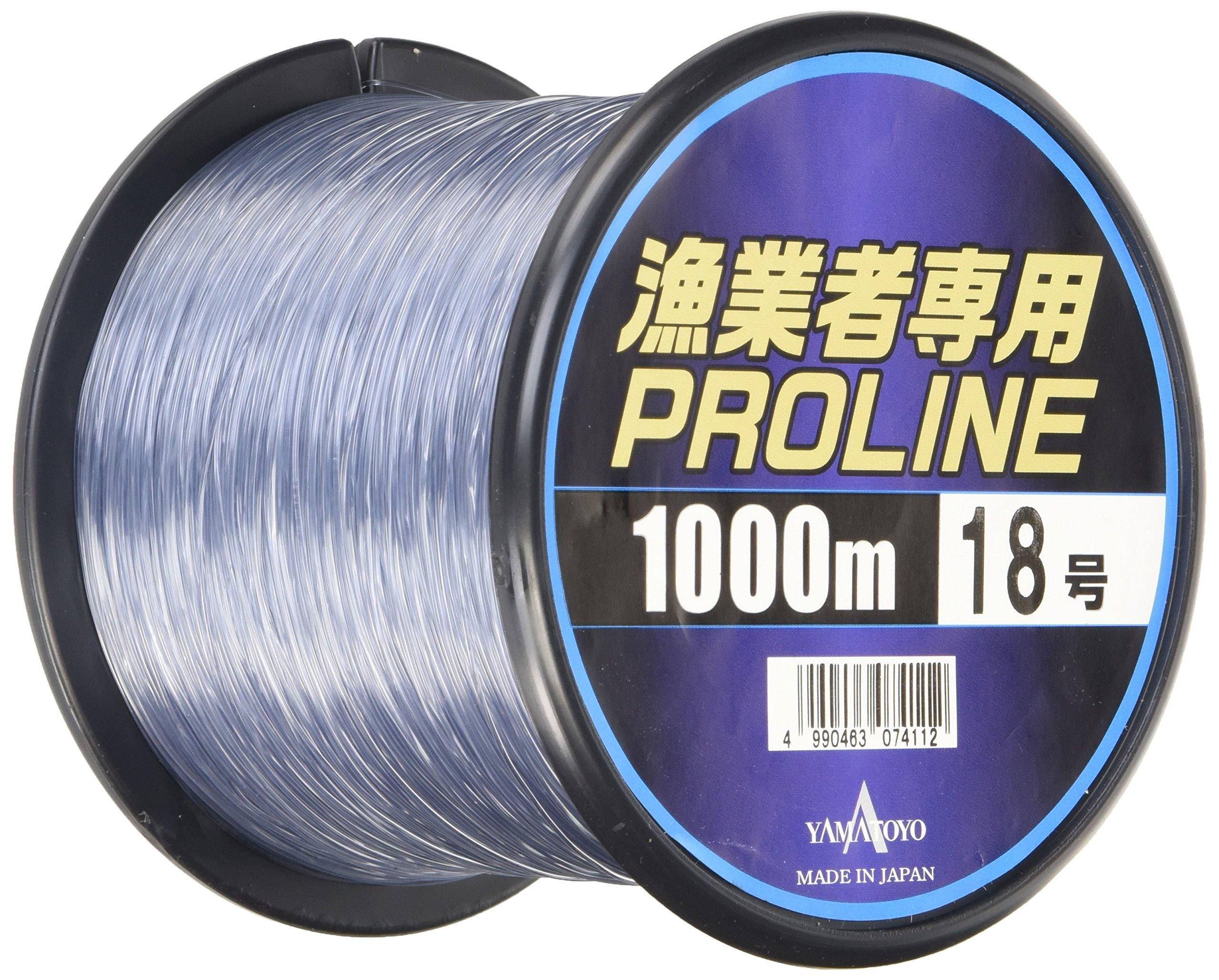 

Yamatoyo Tegus Nylon Line, Professional Fishing Line for Fishermen, 1000m, No. 4, 16lb, Gray