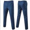 Fashion High-quality Business Men Fashion Solid Color Office Working All-match Straight Suit Pants S-6XL