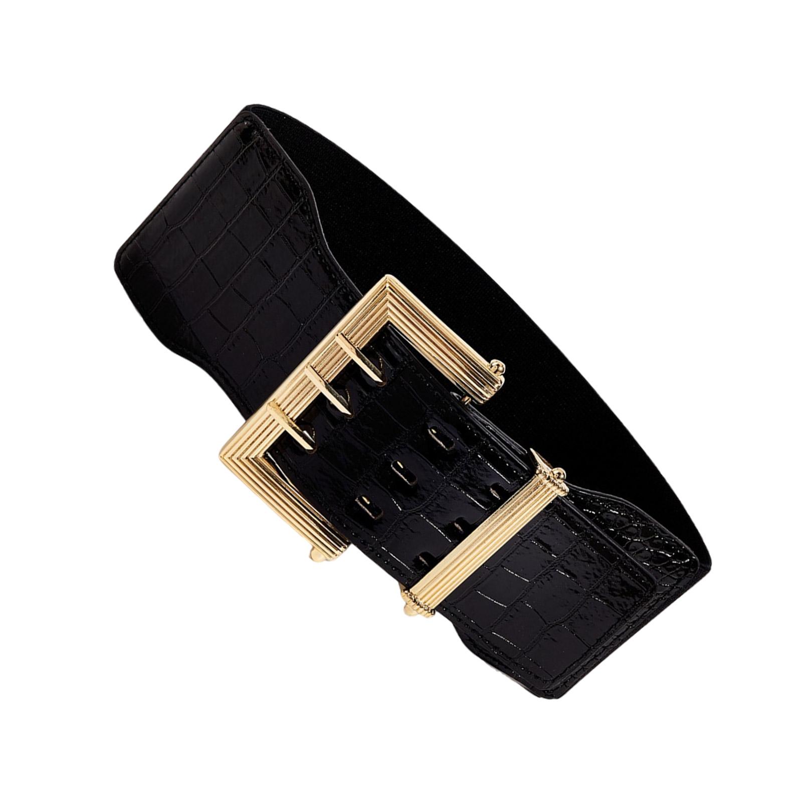 

Waist Cincher Underbust PU Waistband Elegant Elastic Belt for Wrap Dress Waist Belt for Suit Skirt Jeans Jewelry 1