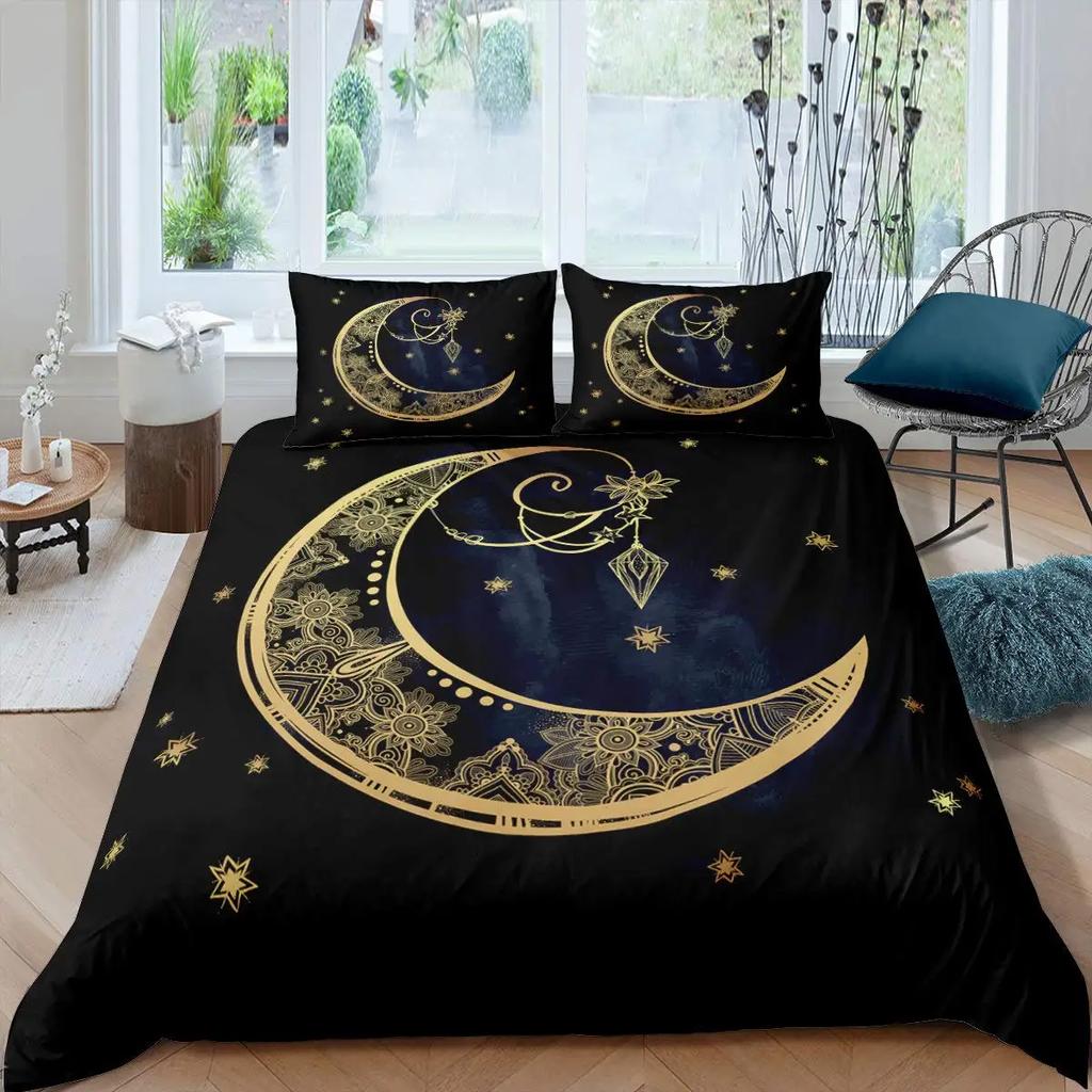 Bohemian Elephant Duvet Cover Set Mandala Bedding Set Twin For Boys Kids Exotic Animal Polyester Comforter Cover With Pillowcase