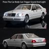 1:24 W140 320sel 300sl Models Toys Diecast Cars Doors Opened With Sound Light Pull Back Miniature Vehices Collect Fashion Gifts