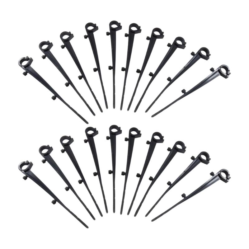 20Pcs Gutter Brush Clamps Gutter Mesh Clips Anchors Plastic Outdoor Gutter Filter Clips for Yard Garden Garden