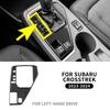 For Subaru Crosstrek Impreza 2025 2025 Real Soft Carbon Fiber LHD Sticker USDM JDM Car Gear Shift Panel Interior Accessories