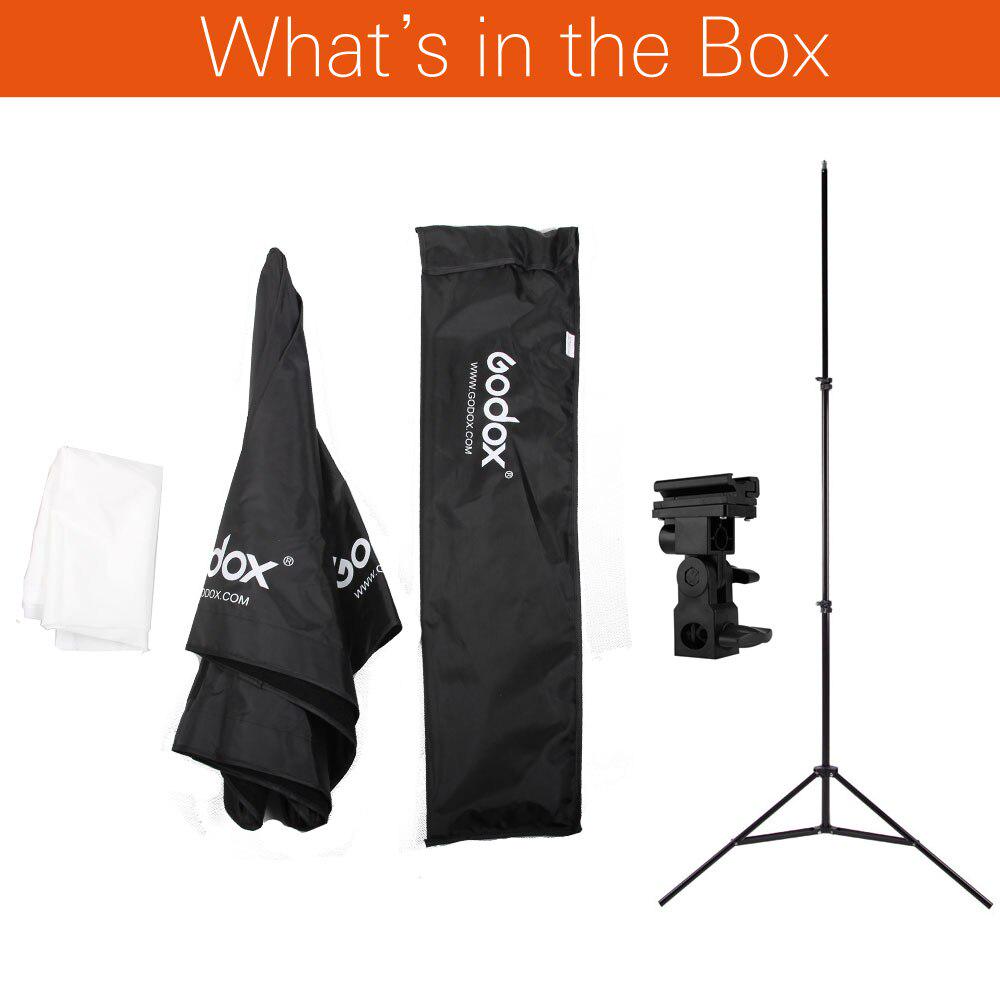 Stand S-type For Flash Speedlite GODOX 80cm Octagon Umbrella Softbox Grid