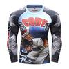 Fight Workout Mma Men'S Long Sleeve MMA Compression T-Shirt Men Boxing Rashguard Blank Bjj Rash Guard Sportswear Tees