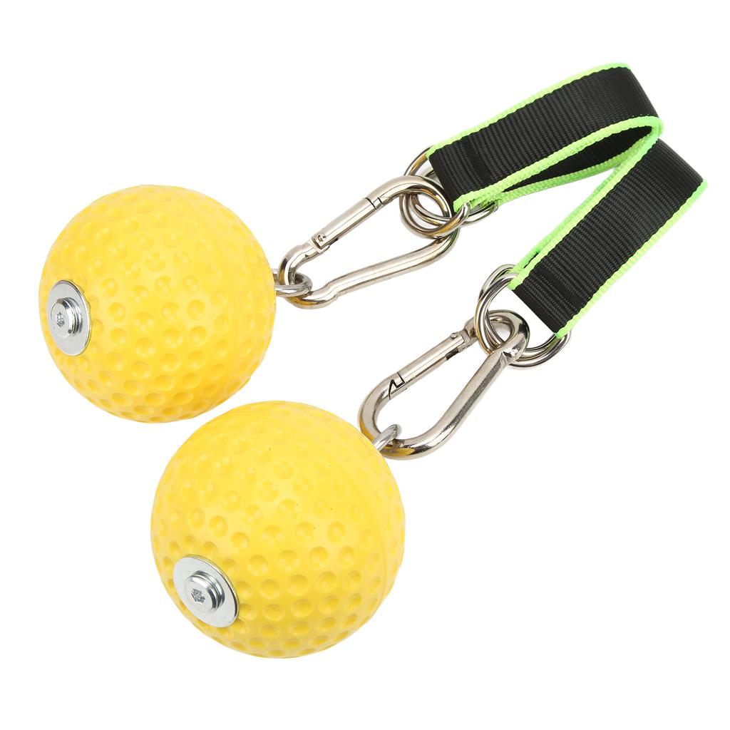Climbing Pull Up Hand Grips Ball Set with Webbing Buckle Fitness Non Slip Arm Strength Training