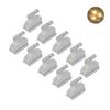 10 Pack 3 LED Beads Cabinet Hinge Light Battery Operated Closet Wardrobe Light Closet