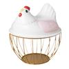 Kitchen Egg Basket Storage Basket Vegetable Wrought Iron Storage Basket Storage Basket Fruit Basket Grocery Basket Metal Basket