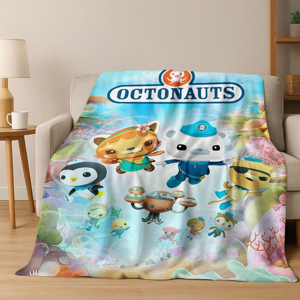 26 Stil Octonauts Barnacles Cartoon Flanell Decke, Warme und Gemütliche Weiche Überwurfdecke für Zuhause Schlafzimmer Bett Sofa Abdeckung Kinder Geschenk