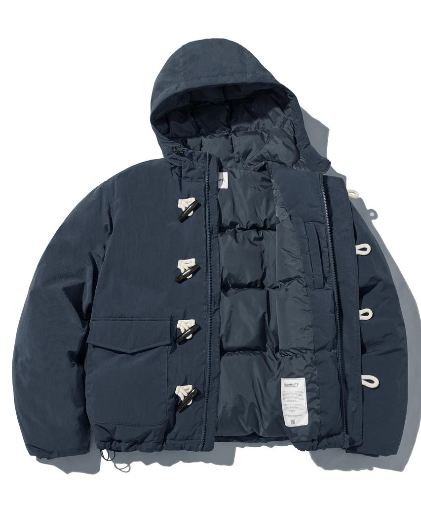 Filluminate Duffle Hooded Padded Jacket - Navy