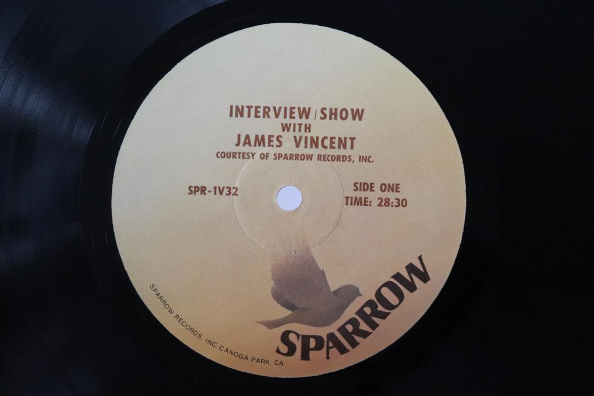 

LP Record JAMES VINCENT Interview Show With James Vincent SPR1V32 SPARROW 1980 US Jazz Used