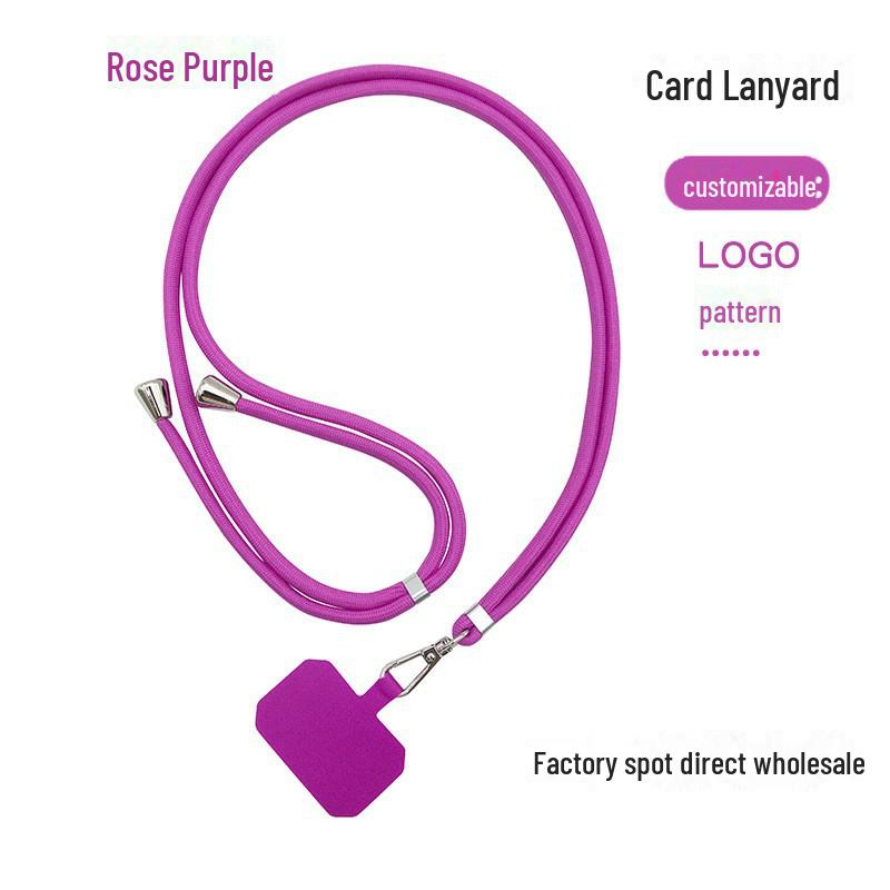 Laccetto da collo universale multicolore per telefoni cellulari, corda retrattile anti-smarrimento, unisex.