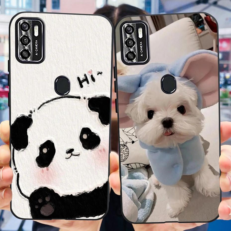 Lovely Case For ZTE Blade A7s 2020 / Optus X Pro / Telstra Evoke Plus 2 Black Silicon Soft Cases Cover For Zte A7s (2020) A7020