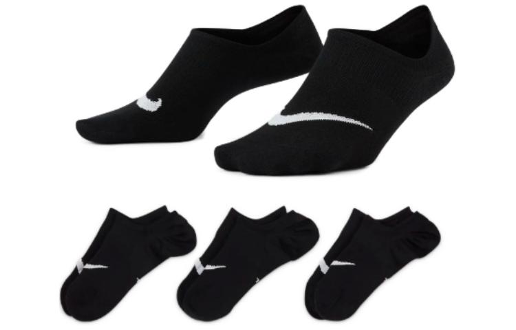 

Nike Everyday Plus Lightweight Women s Training Footie Socks 3 Pairs SX5277-011 S