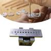 Multisize Hole Metal Drill Holder 30 Hole Drilling Base Stake for Watch Jewelry Repair Work Punching Tool Repair Kits