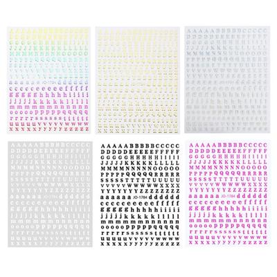 Alphabet Stickers Letter Nail Art Stickers Decals Of Alphabet Scrapbooking Resin Art Small Letter Stickers Waterproof