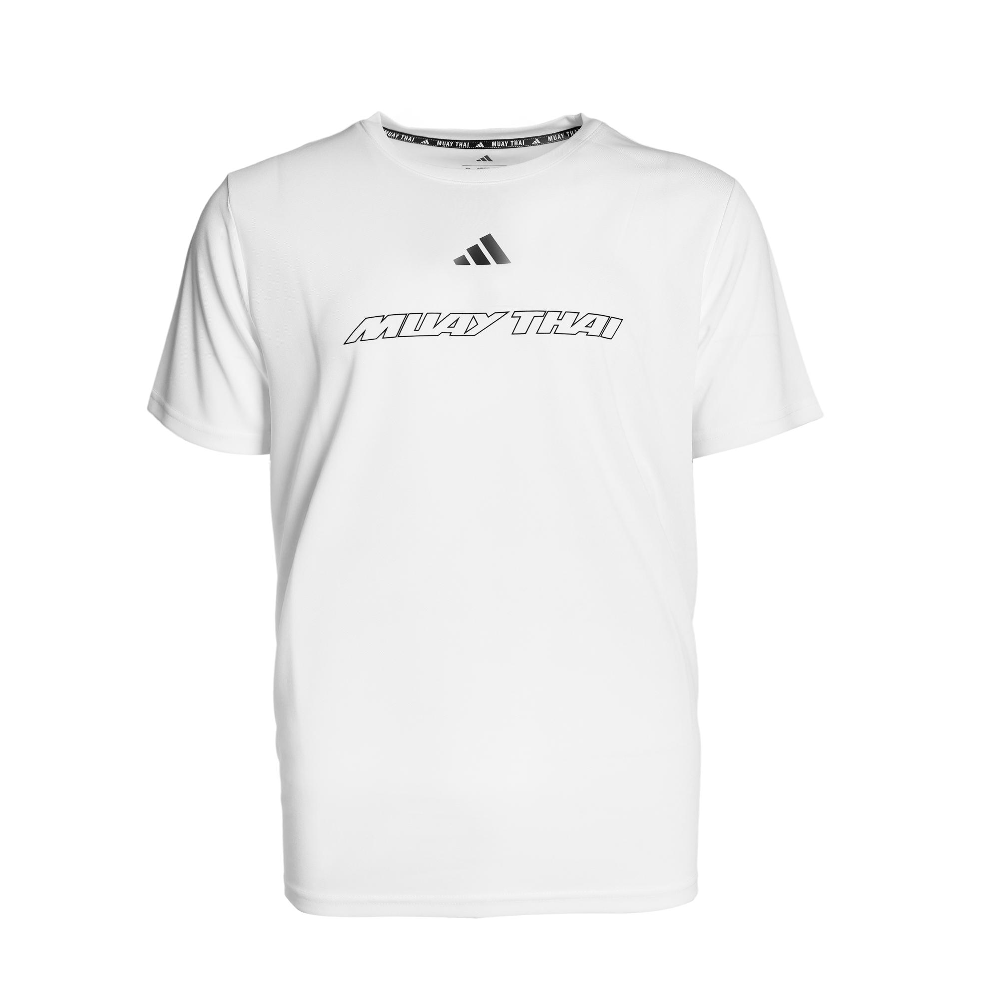 

Adidas Серия Муай Тай Спортивная Повседневная Тренировочная Удобная Дышащая Простая Быстросохнущая Футболка с Коротким Рукавом Унисекс Топы CLTS26MT1P-WB S