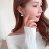 Women's Light Luxury Design Elegant Vintage Square Earrings Fashionable And Versatile Niche Design Geometric Earrings