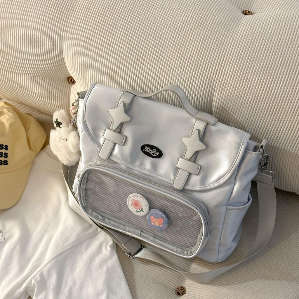 Die Schultasche ist hochwertig, süß, niedlich und transparent, und die vielseitige diagonale Umhängetasche für Pendler für Neugeborene.