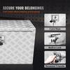 Underbody Truck Box, 30"×14"×16" Pickup Storage Box, Heavy Duty Aluminum Diamond Plate Tool Box with Lock and Keys, Waterproof Trailer Storage Box