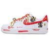 Nike Air Force 1 Low Wishing You Prosperity Anti Slip Wear Resistant Low Top Skateboard Shoes Women's White Red DD8959-100(Team69-SBOX)_