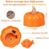 Fall Decorations for Home Halloween Pumpkin Tea Lights, 12 Pack LED Orange Pumpkin Lights Flame Less Candles Battery Operated Flickering Tealights