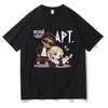 ROSE Bruno Mars APT T Shirt Fashion Unisex Women Harajuku Graphic TShirt Unisex High Quality Cotton Vintage Summer Tees Shirts