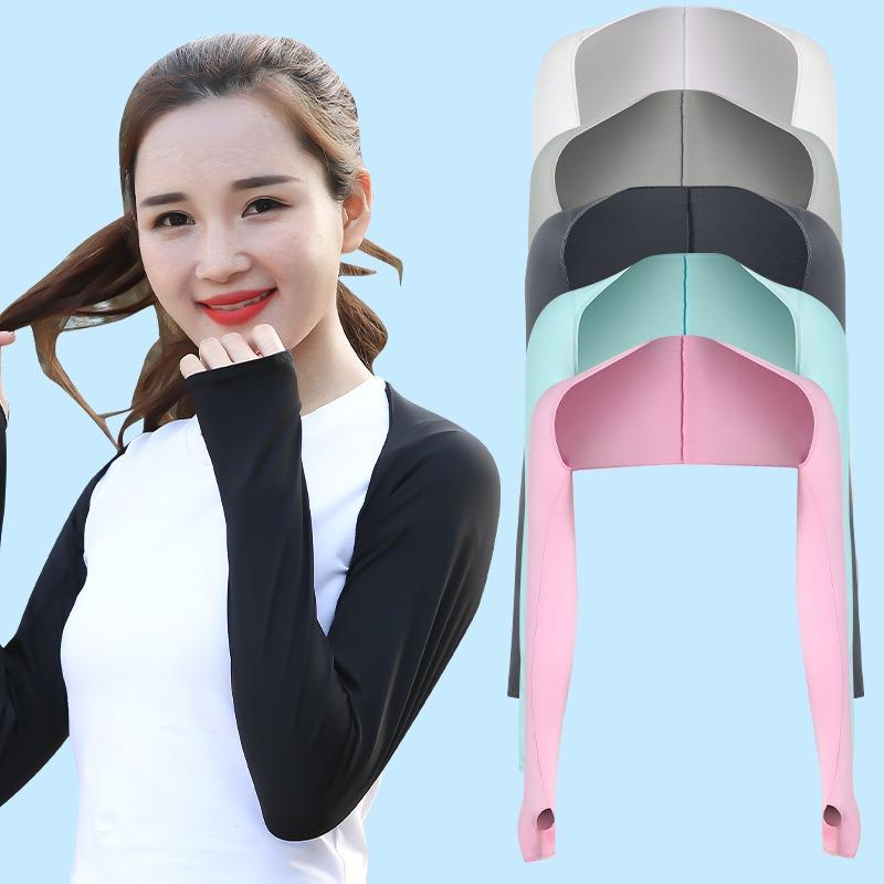 Outdoor golf sports shawl summer thin driving neck sunscreen one-piece shoulder sleeve cycling sunshade sleeve