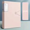 1 A4 File Folder with 60 Transparent PP Plastic Bags - High Transparency, Durable Ring Binder, Label-free System,