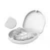 Portable Denture Tray Box Dental Retainer Box Case Plastic Teeth Container Denture Box False Teeth Protective Case With Lanyard