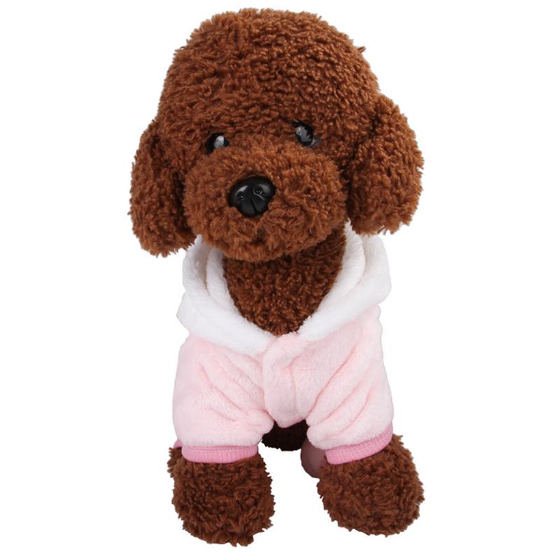 Warm Dog Coat Winter Coral Coat Lovely Rabbit Outfit Pet Dog Windproof Clothes Hoodie Pet Supplies