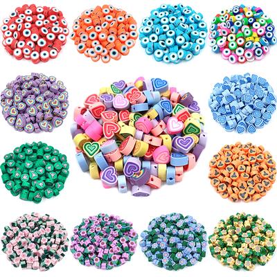 100 Pezzi Perline Sciolte Creazione Gioielli Fiore Elefante Cuore Fai da Te Per Ciondolo Argilla Morbida All'Ingrosso Collana Bracciale