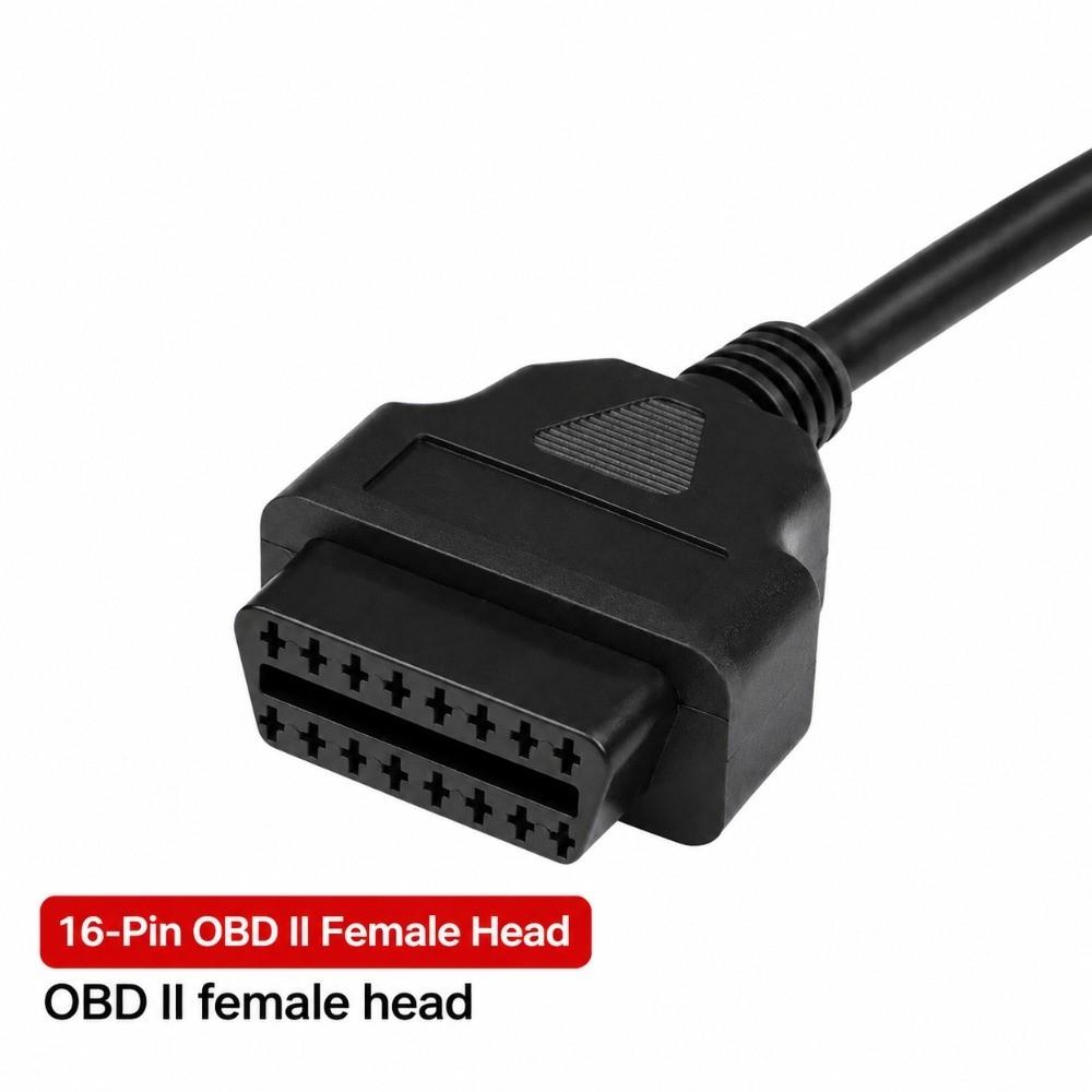 30/60/100/150/300cm OBD2 Extension Cable Male To Female ELM327 Scanner Adapter  for ELM327 Scanner
