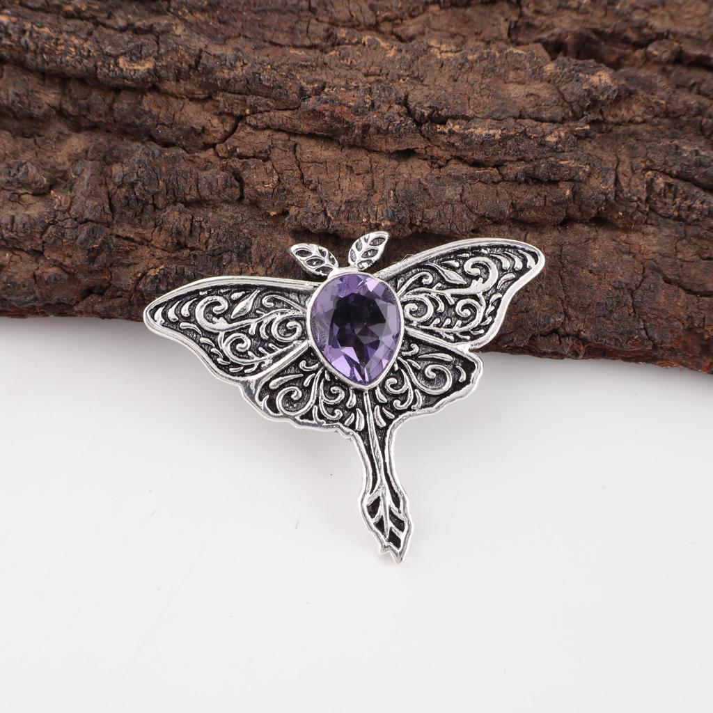 Iolite Pendant, 925 Solid Sterling Silver Pendant Handmade Gemstone Jewelry, Gifts For Wife Brand New Pendant