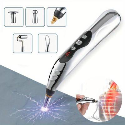 1 takım Elektronik Akupunktur Kalemi ElectricHeal Masaj Kalemi Enerji Vücut Masajı
