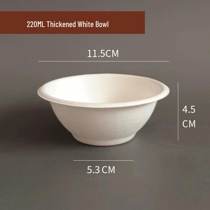 Yuzhuxun 220ml Disposable Paper Bowls