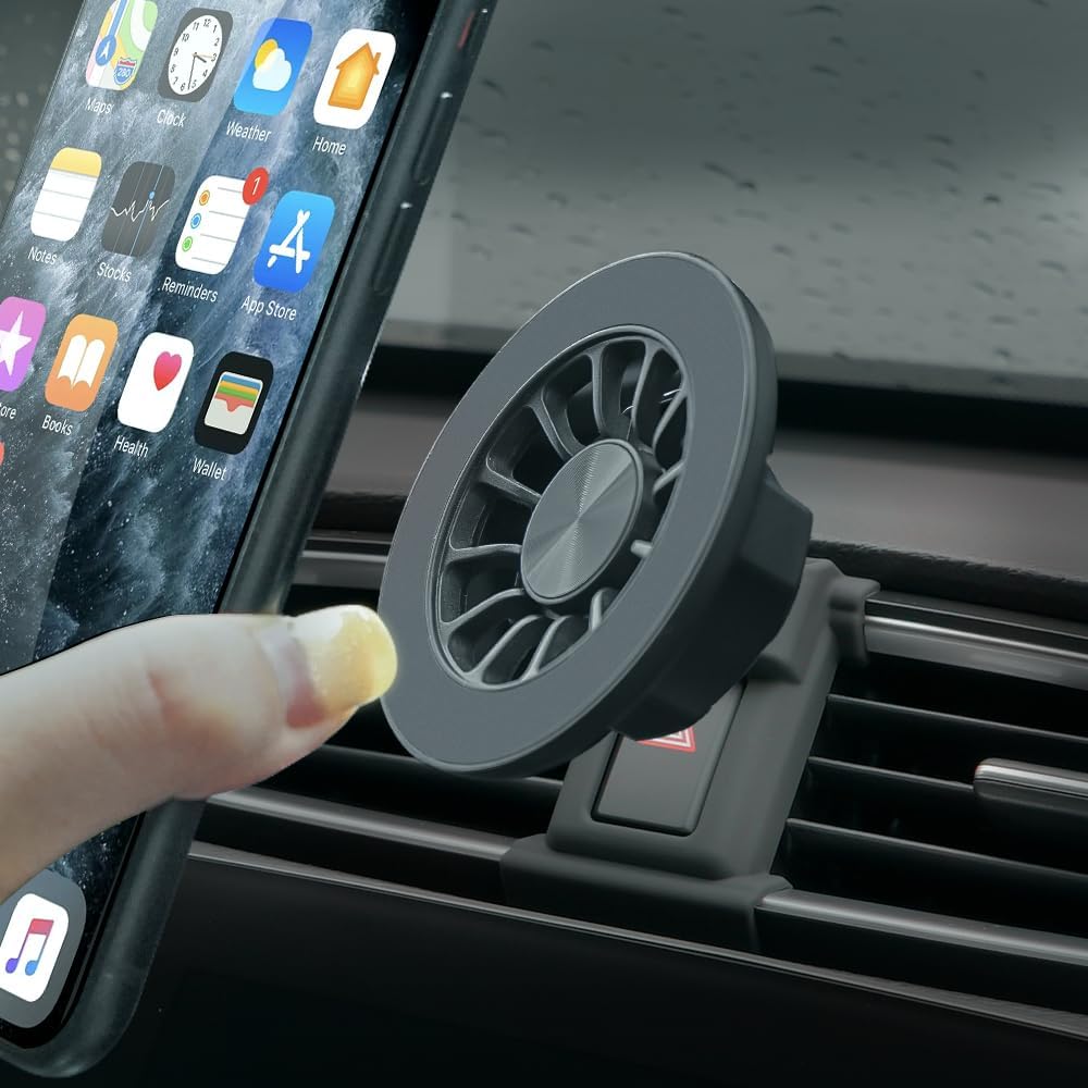 

Подходящий кронштейн MagSafe для Honda CR-V 2017-2022 [модернизированный магнит] Магнитный держатель для мобильного телефона на вентиляционное отверстие автомобиля Hands-free для мобильного телефона 17-22 CRV-Magnetic