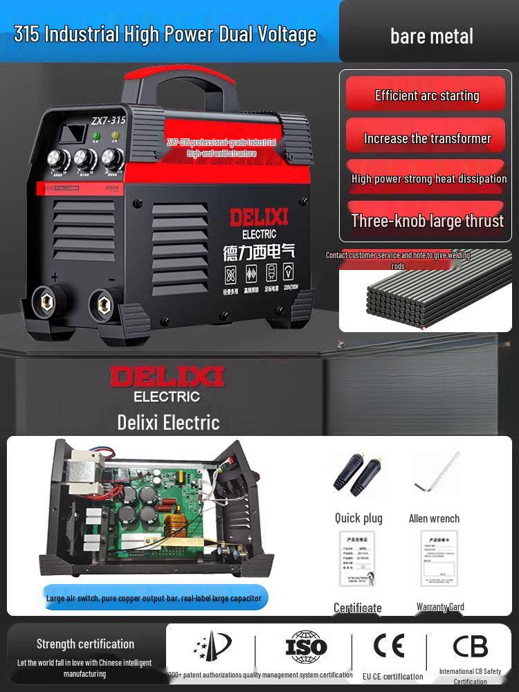 DELIXI Dual Voltage Industrial & Household All-Copper Welding Machine