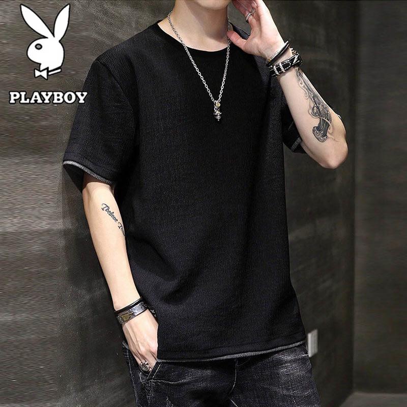 

PLAYBOY Men s Ice-Cool Breathable Short Sleeve T-Shirt L