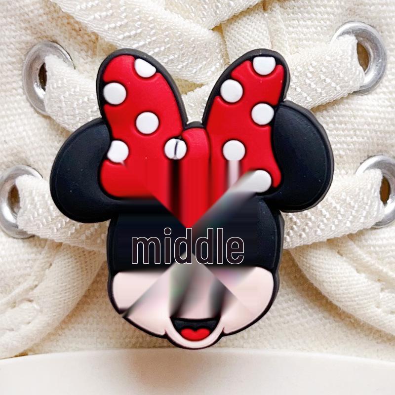 Children's Cartoon Shoelace Buckle Accessory for Skate and Sports Shoes (AF1 Compatible)