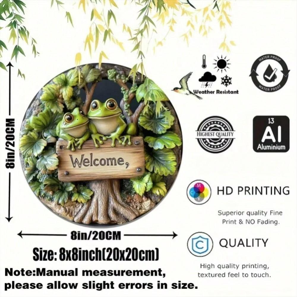 Modern Round Metal Wall Art Durable Easy Clean Home Office Decor Gift